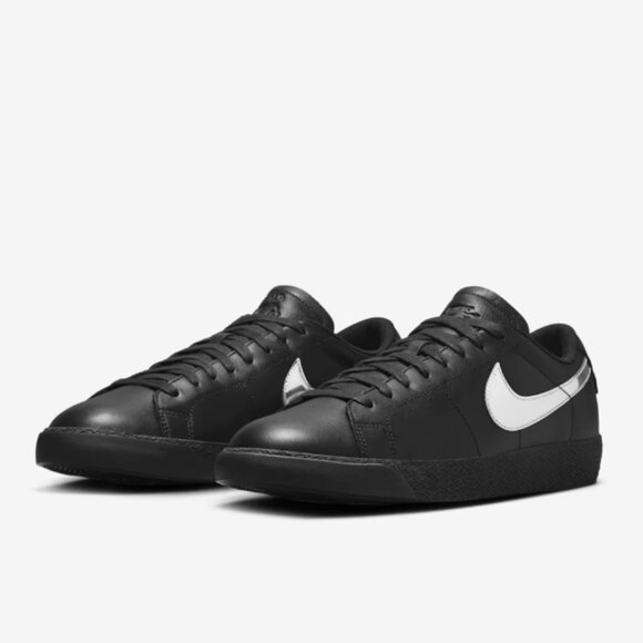 Dancer Skateboards x Nike Zoom Blazer Low SB Mens Black Silver - Picture 9 of 15